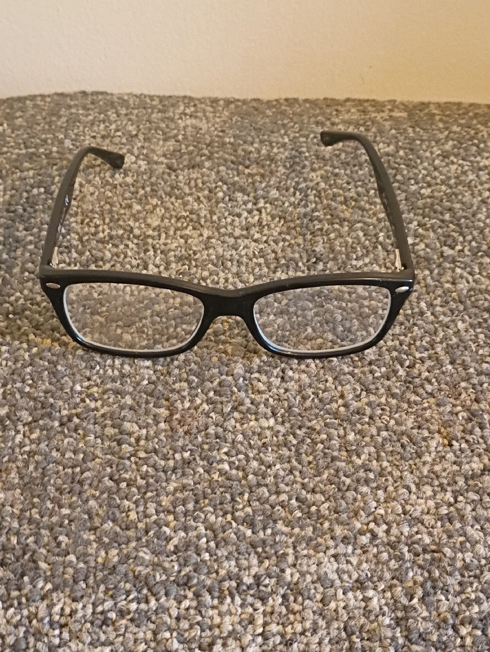 Ray Ban Classic Black Rectangular Prescription Glass Frames